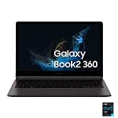 Samsung Galaxy Book2 360 bärbar dator, 13,3 tum, 13,3 tum, Windows 11 Home, 8 GB RAM, 512 GB SSD, grafit