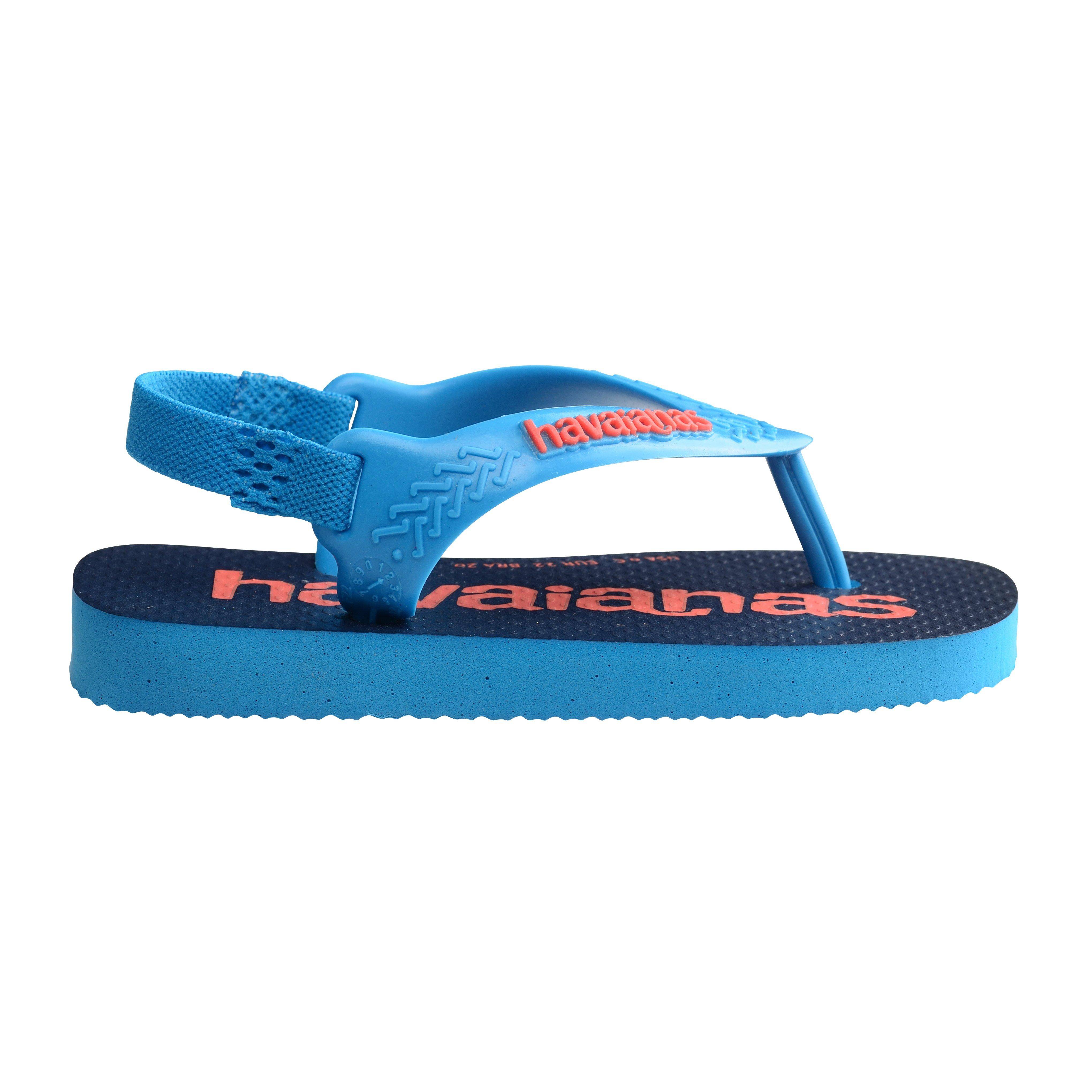 Havaianas Unisex Kids Baby Logomania Salmon Flip Flops