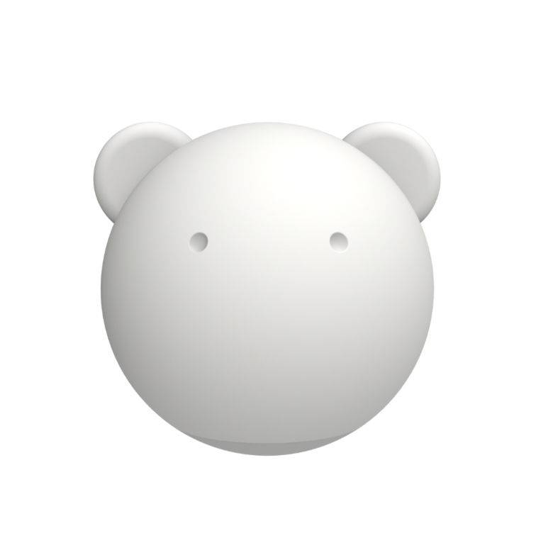 Blob kids sladdlös vit/moon grey
