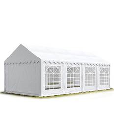 4x8 m Marquee partytält slitstark PVC 700 N vattentät presenning året använd bröllopsevenemang vit