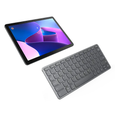 Lenovo Tab M10 3rd Gen 4GB 64GB Wifi - Storm Grey + Bluetooth Wireless Keyboard Unisoc T610-processor 1,80 GHz , Android 11 or Later, 64 GB eMCP
