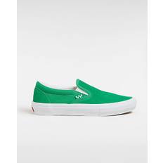 VANS Skate Slip-on Shoes (green/white) Unisex White, Size 38.5