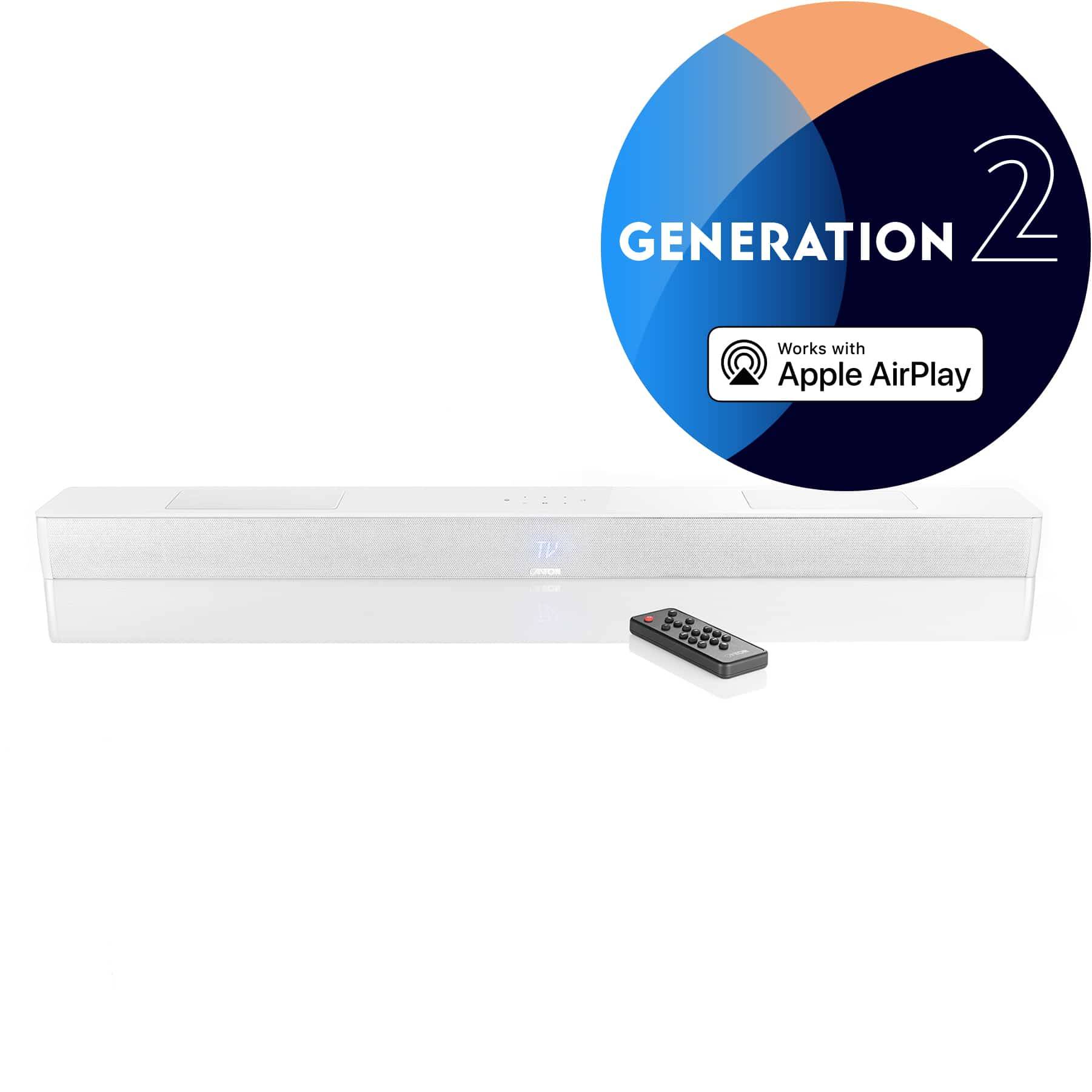 Canton Smart Soundbar 10 Generation 2 - Mattvit glastopp Mattvit/Glastopp