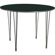 Comfort kantinebord sort, Ø 100