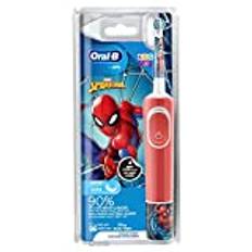 Oral-B Kids Spiderman Eltandborste för Barn, Elektrisk Tandborste, 3+ År, Flerfärgad, Oral B