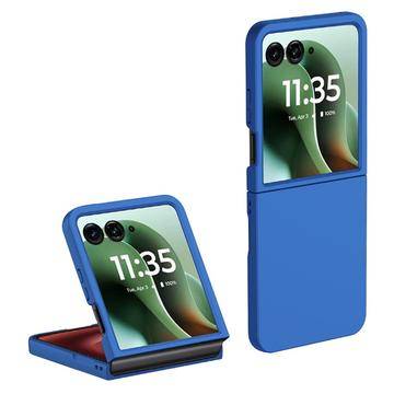 Motorola Razr 60 Ultra Gummerat Plastskal - Blå
