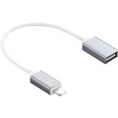 Melaudio otg-kabel med usb-laddningsport lightning för iphone ipad ios 9 to 14 hane till hona adapter för midi-tangentbord - Otg a