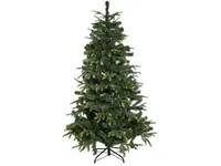(ComputerSalg) Falk konstgjort julgran PE/PVC ALVA, klass A, 170x116 cm m/LED NORDIC WINTER (780-205)