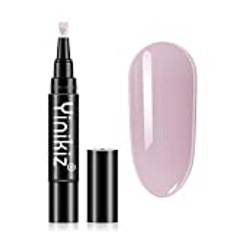 Uposao Nagellackspenna, 3-i-1 nagellackspenna One Step UV nagellack UV gel nagelpolish LED gel nagellack penna blötningsgel perfekt för hemmet och professionell manikyr