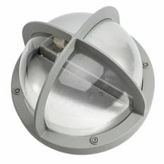 MIA skotlampe alu E27 60W halvskærm IP44