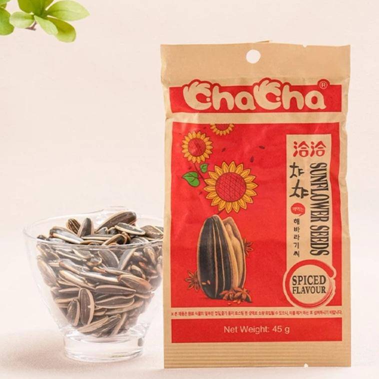 ChaCha Kryddade Solrosfrön Snacks 45g