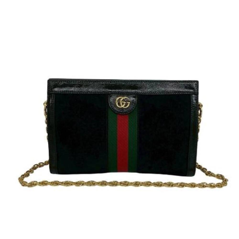 Gucci Vintage Pre-owned Vintage Skuldertaske - Vintage - Dame - Sort - ONE SIZE - Uld