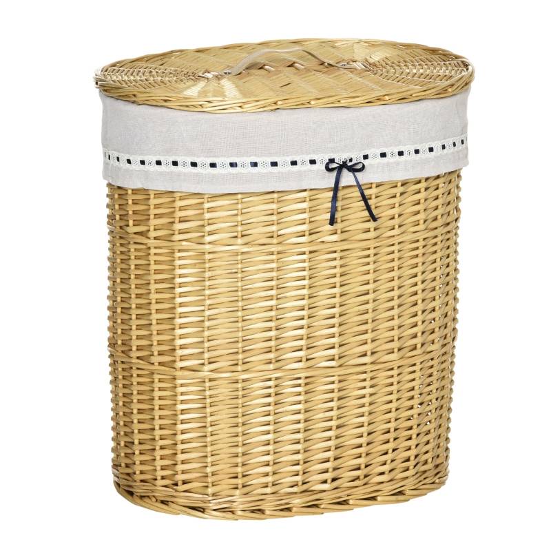 Tvättkorg 100 liter tvättbar påse 51x38x57 cm