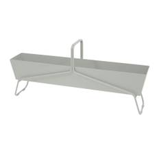 Fermob - Basket Planter Long Clay Grey A5 - Krukor & vaser - Fabio Meliota - Grå