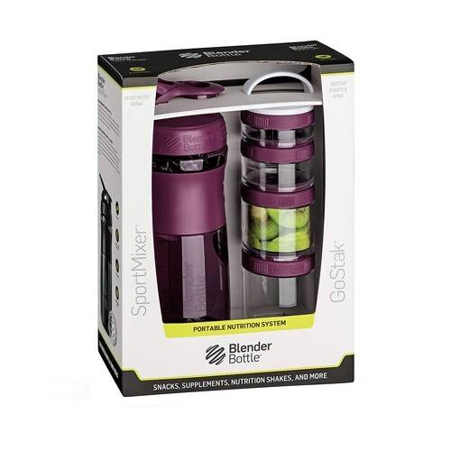 BLENDER BOTTLE COMBO PAK SPORTMIXER GO STACK (28OZ SHAKER + GO STACK