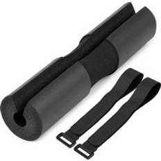 Skivstång squat pad hals axel skyddande pad stöd med fästremmar vikt lyft bar pad gym fitnessutrustning