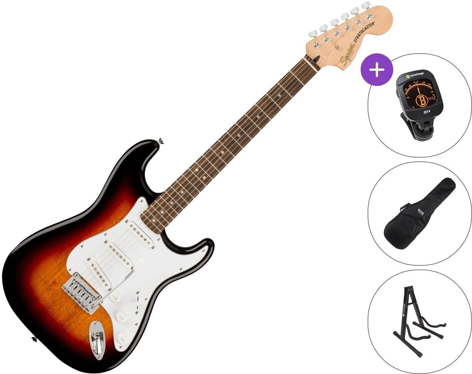 Fender Squier Affinity Series Stratocaster FMT SET Sienna Sunburst Elektriska gitarrer