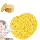 Gurkmeja Kojic Acid Cleansing Pads Ansiktssvampar, Kojic Acid och Gurkmeja Cleansing Pads, Gurkmeja Kojic Acid Pads for rengöring och exfoliering (Size : 50pcs)