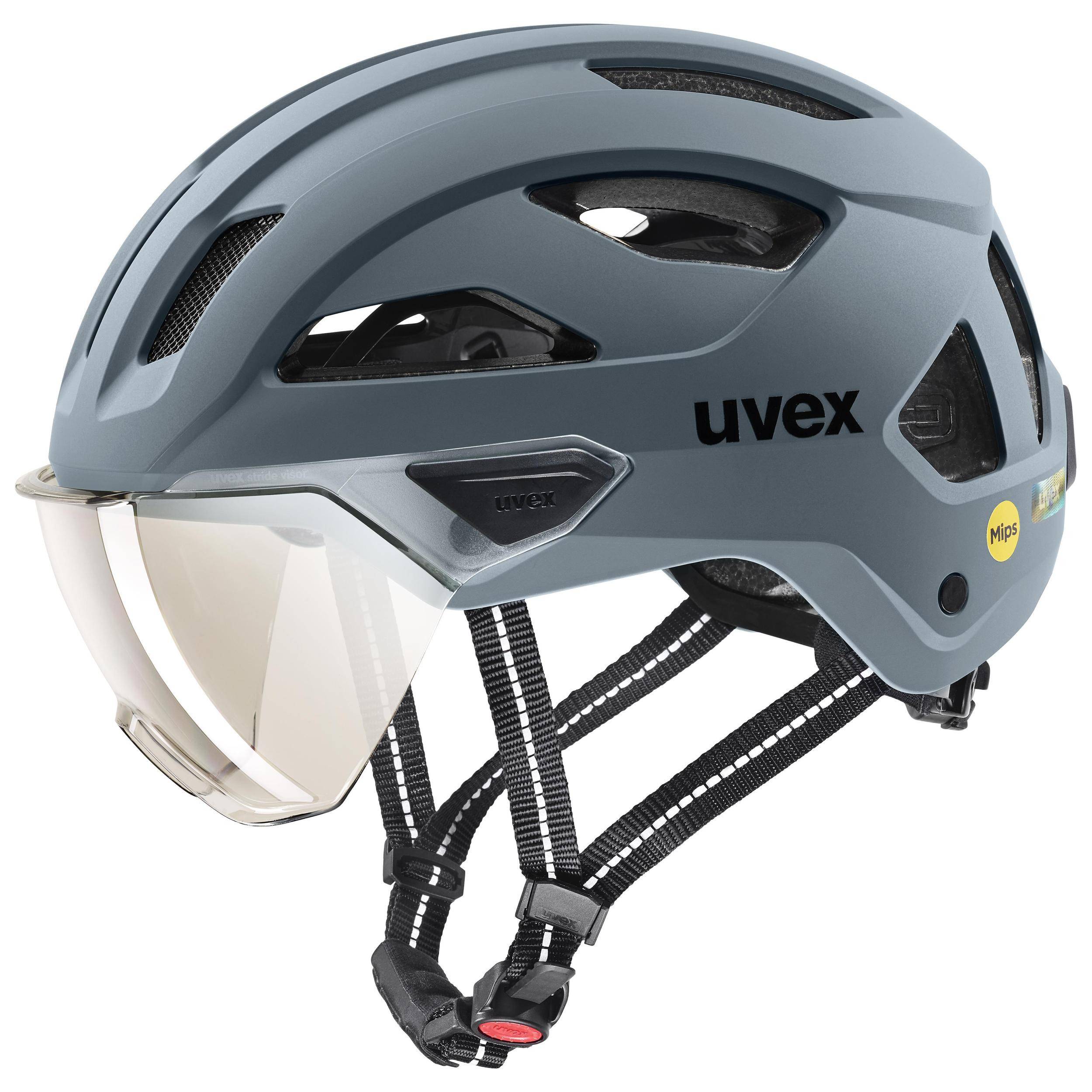 Uvex Stride Visor MIPS Cykelhjelm - 56-59cm - Mat Antracit
