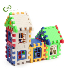 24 st Bygg Block Pussel Barn 3D Puzzle