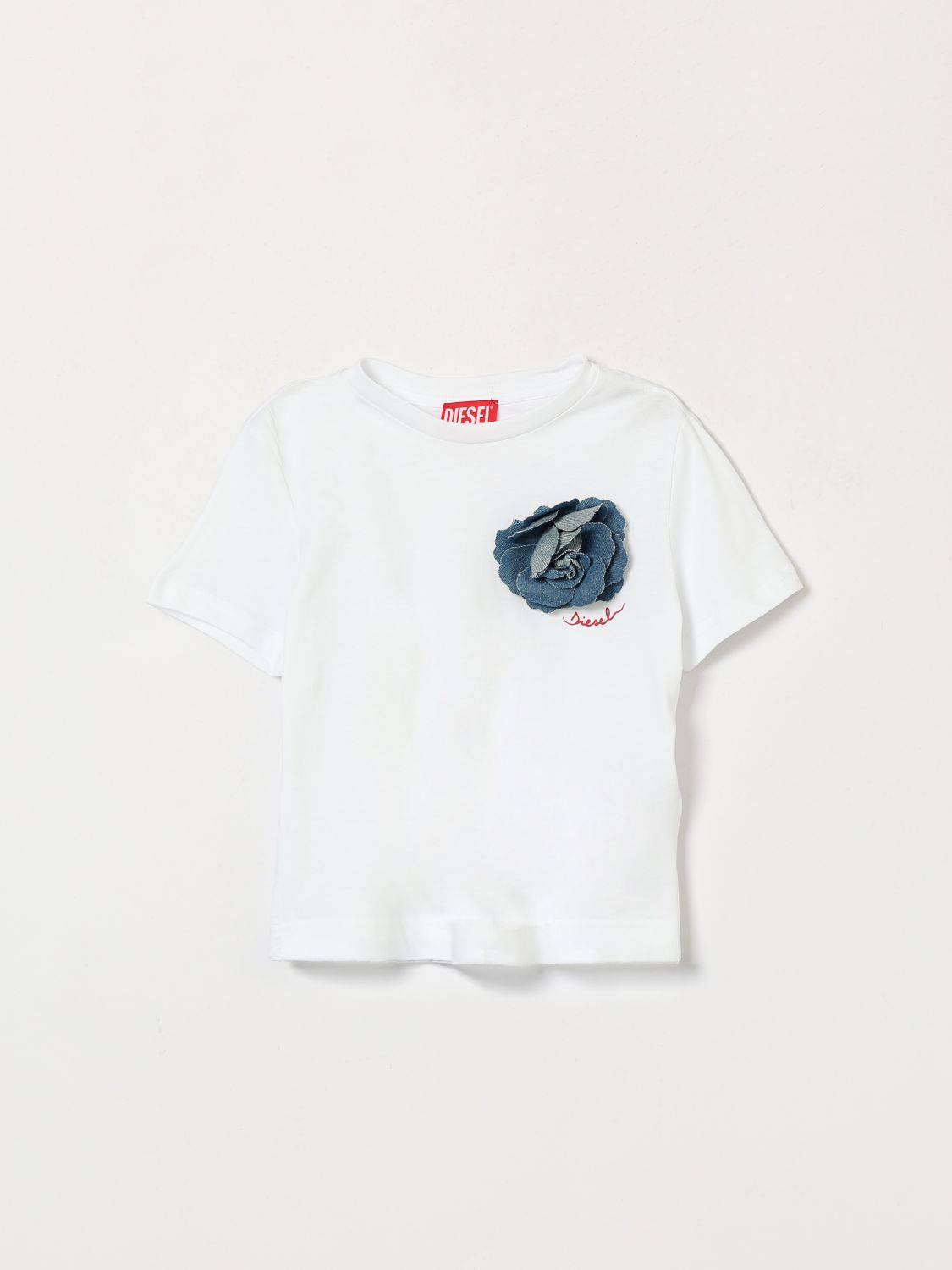 DIESEL Baumwoll-T-Shirt für Jungen mit Grafik-Print und Kontrastlogo - 4