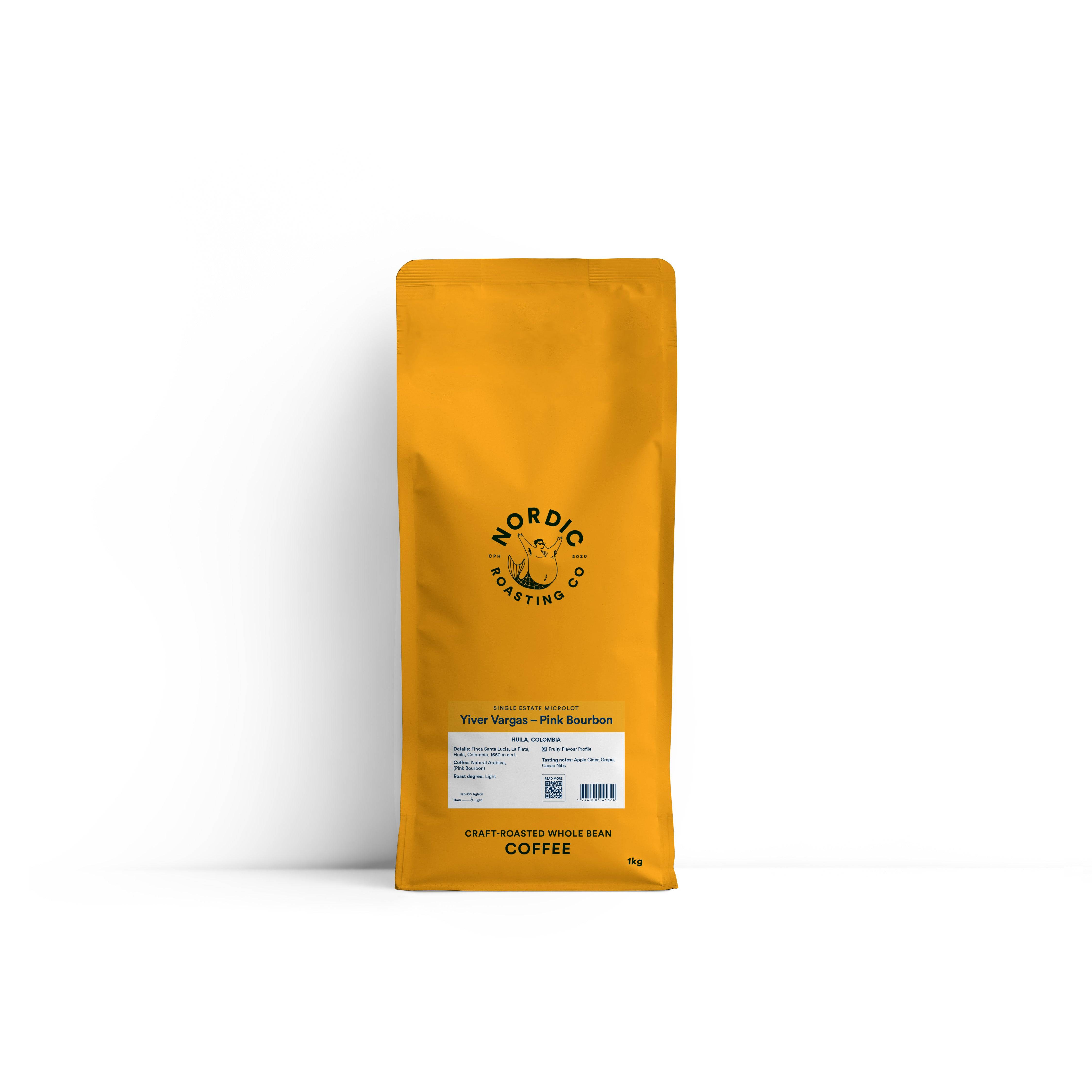 Yiver Vargas – Pink Bourbon – Huila – Colombia - 1000g / Whole Beans