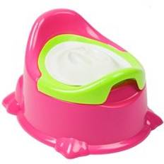 Baby potta urinal barn baby baby toalett liten toalett rese potta bärbar toalett - Rosröd