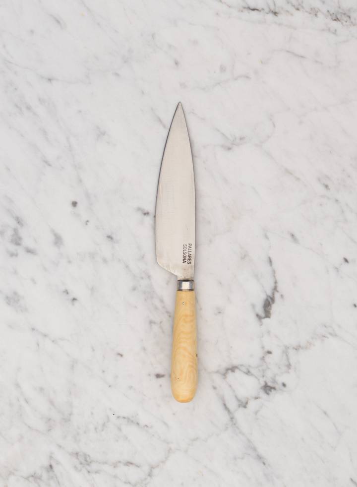 Kökskniv Buxbom/Kolstål 16cm