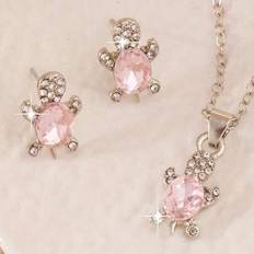 3st/uppsättning Sommar mode sköldpadda smycken set halsband kvinnors smycken set - Silver (En-Storlek)