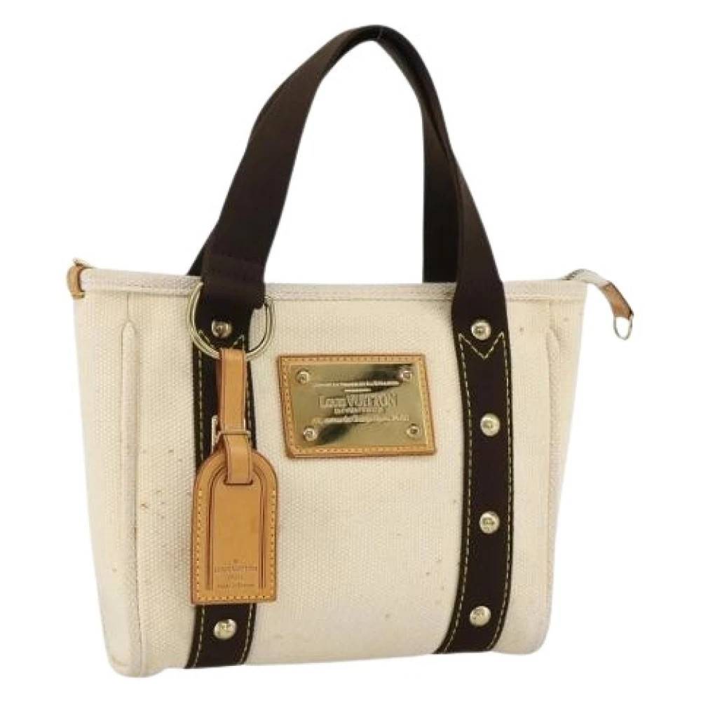 Louis Vuitton Vintage Pre-owned Mini Håndtaske - Vintage - Dame - Beige - ONE SIZE - Læder