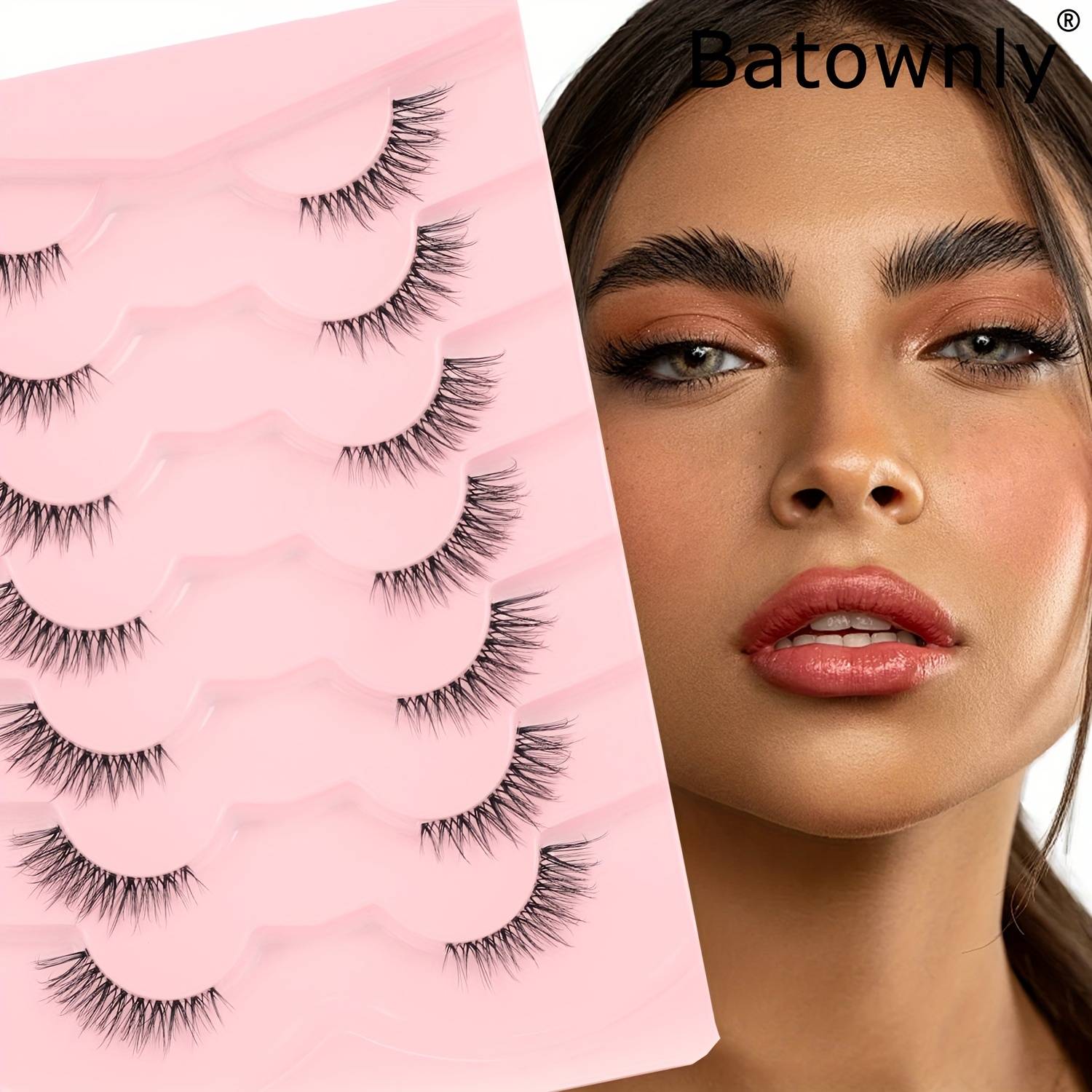 7 Pairs Of False Eyelashes That Are Long And Soft, Perfect For Beginners For Daily Wear, Dates, And Gatherings, Model Phs-mz17