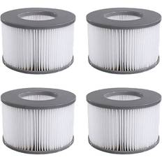 Filter Spa Lite til Mspa,filter til Mspa Lite, til Mspa Whirlpool Filter - Filterpatroner til under - både og varme spabade - model fra 2020 (4 stk)