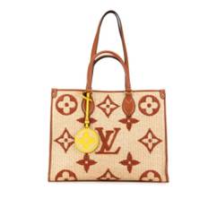Louis Vuitton Vintage, Pre-owned, Dame, Beige, ONE SIZE, Tyl, Pre-owned Stof louis-vuitton-tasker