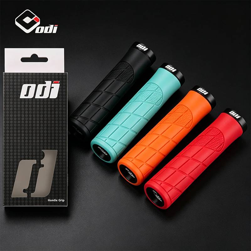 ODI Bicycle Handlebar Grips Soft Shock-absorbing Grip Anti-Slip Rubber Bike Grips for MTB Folding Bike Scooter 22.2mm Handle Bar
