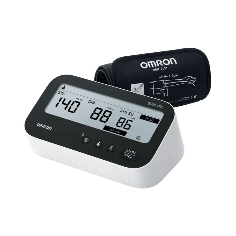 Omron Blodtryksmåler M4 Connect AFib digital.