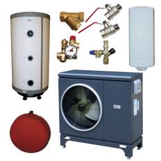 CopMax RS07 m/Multitank 200/37 L Varmepumpesæt