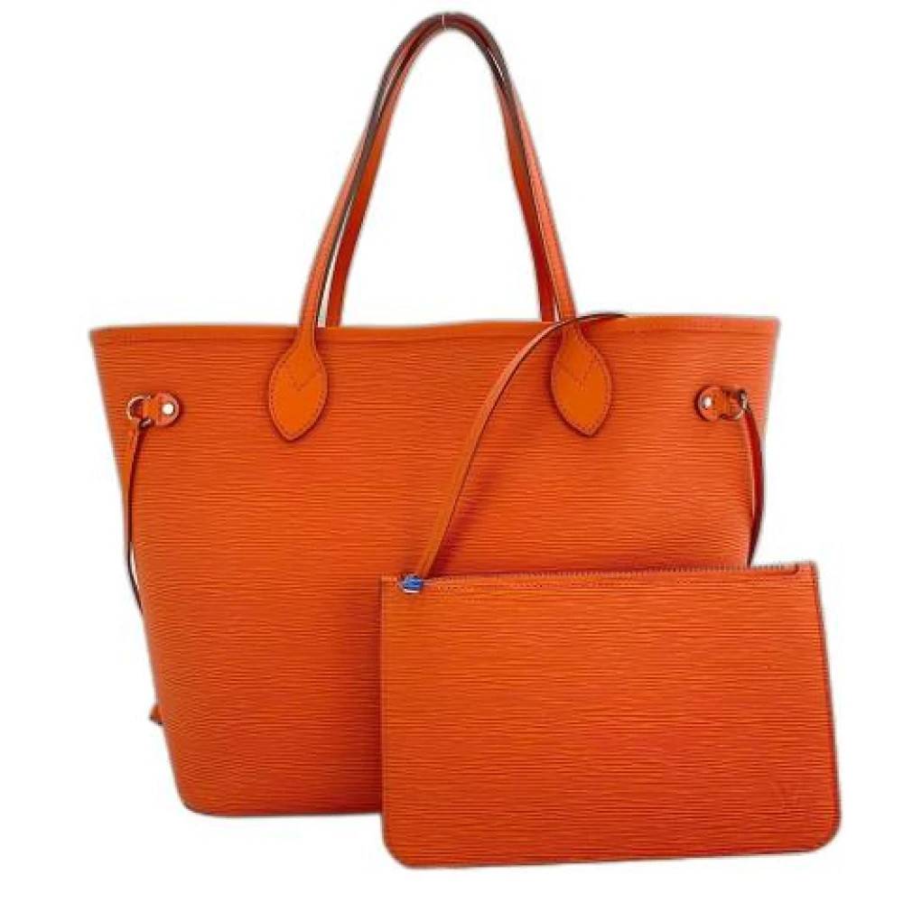 Louis Vuitton Vintage Pre-owned Vintage Tote Bag - Vintage - Dame - Orange - ONE SIZE - Læder