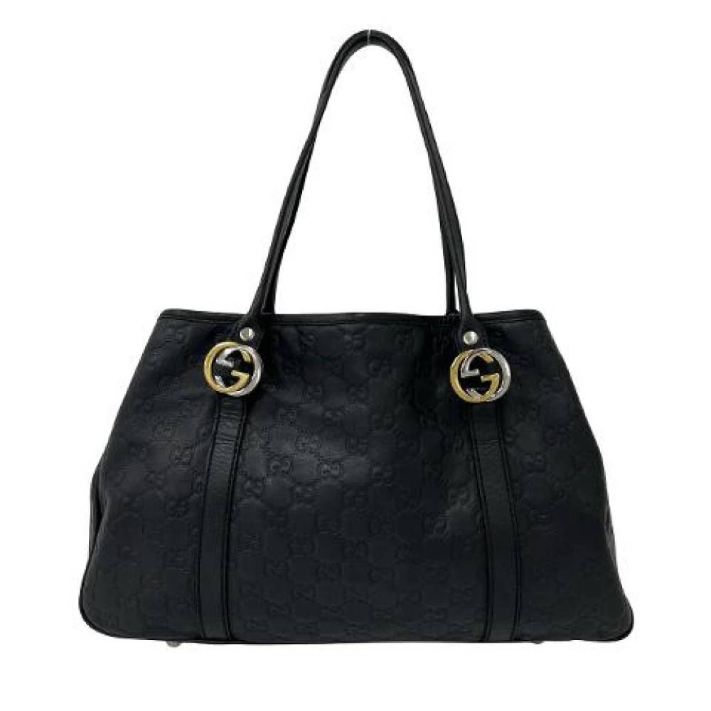 Gucci Vintage - Pre-owned GG Twins Shima Läder Tote Bag Vintage - Dam - ONE Size - Läder
