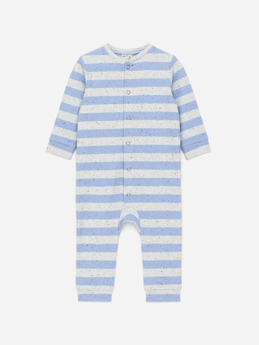 ARKET Jersey Jumpsuit -Blue, 86/92