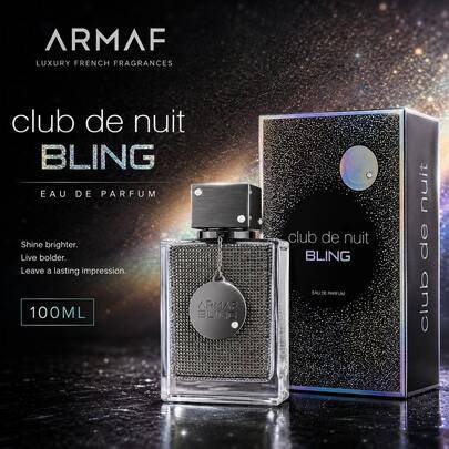 ARMAF Club De Nuit BLING Eau De Parfum 100ML lyxig unisex långvarig parfym premiumdoft present