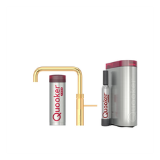 Quooker Fusion Square Sæt M.3l Guld Inkl. Pro3 & Cube Beholder Q510980014-Q910840702Q