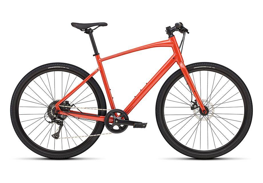 Specialized Sirrus X 1.0 | Hybridcykel | Deep Orange-Redwood Refl