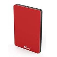 Sonnic s 1Tb Ficka Röd Extern hårddisk Usb 3 0 Super Snabb Överföringshastighet För Användning med en Windows-dator, Apple Mac, Smart Tv, Xbox One och Android TV Box Fat32