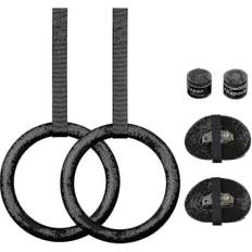 Gymnastikringe - Olympiske Gymnastikringe - Med Justerbare Nylonbånd - 23mm Belastning - 400kg - Til Udendørs & Indendørs - Til Fitness - Suspension Styrke