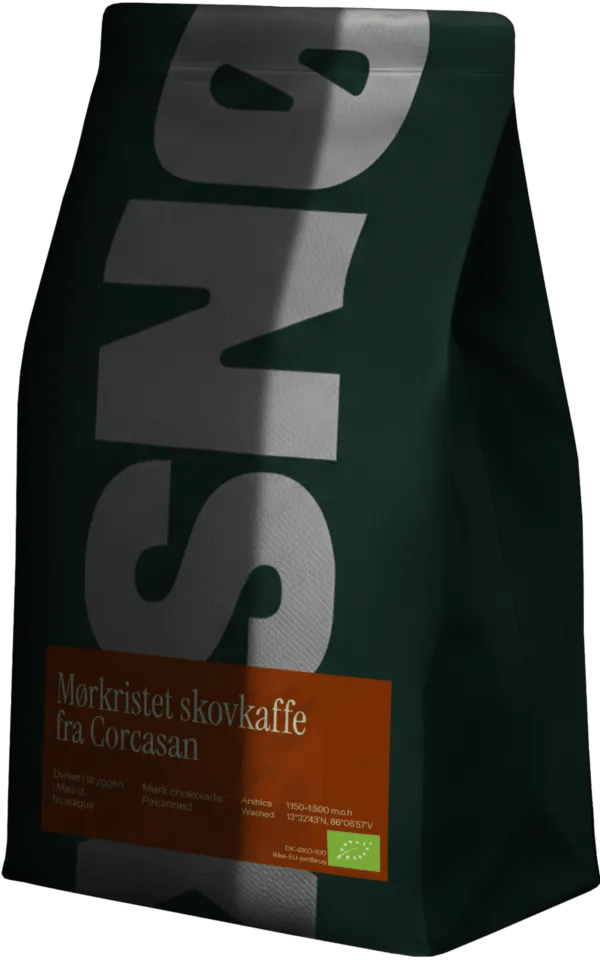 Corcasan - Nicaragua 250g Mørkristet kaffe