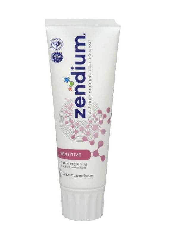 Tandpasta, Zendium, Sensitiv, 75 ml, 12 stk