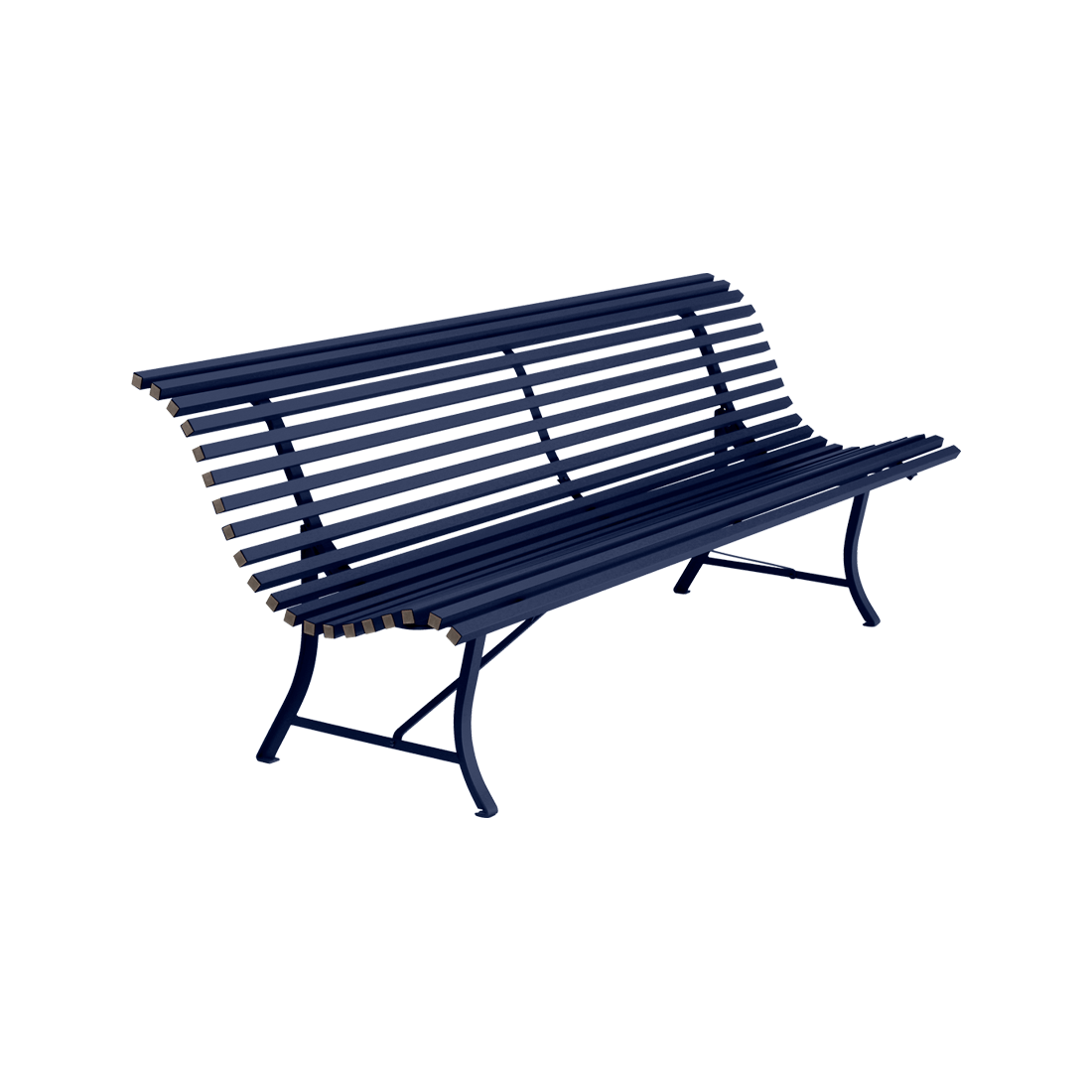 Fermob Louisiane bænk 200 cm - Marshmallow / GUIMAUVE D1