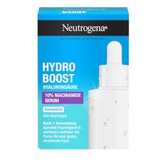 Neutrogena Hydro Boost 10 procent niacinamidserum 30 ml, fuktgivande hyaluron serum förfinar synligt porerna för slät och strålande hud, ansiktsserum med niacinamid, alla hudtyper
