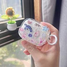 Summer Ocean Style hörlursfodral, passar för Pro, Pro2, 3, 2, 1, lätt skyddsskal, inte för original hörlurar kanske inte passar - Marinblå (AirPods1/2,AirPods Pro,AirPods 3,AirPods Pro (2nd generation),AirPods 4)