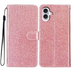Trolsk Sparkle Wallet (iPhone 16 Plus) - Rose guld